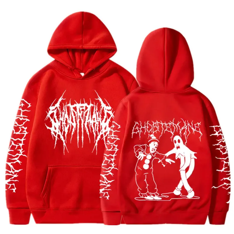 Ghostemane Double Sided Print Hoodie Men's Fashion Hip Hop Metal Rock Hoodies Gothic Oversized Sweatshirt Tracksuit Streetwear — image 8