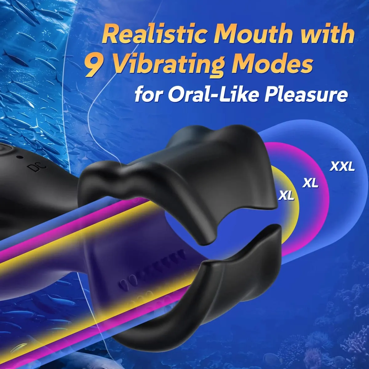 Pagdila ng Dila sa Lalaki Masturbator Double-Ended Penis Training Vibrator Blowjob Cock Glans Massager Mga Matanda na Mga Sex Toys para sa Mga Lalaki — image 3