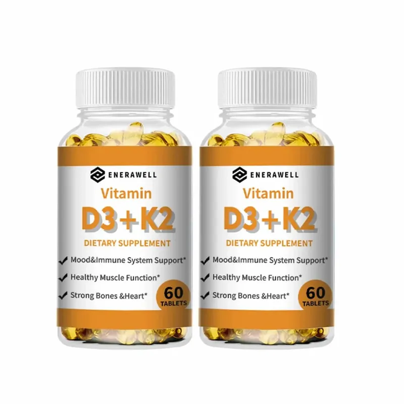 Vitamin D3 K2 Capsule - 20 000 IU Vitamin D3 Supports Bone & Teeth Health Calcium Metabolism Daily Body Wellness Supplement — image 10