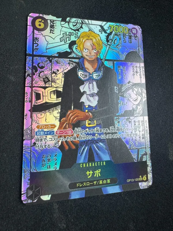ONE PIECE Roronoa Zoro Monkey D. Luffy DIY Hjemmelavet samlingskort engelsk japansk version Legetøj Julefødselsdagsgave — image 20