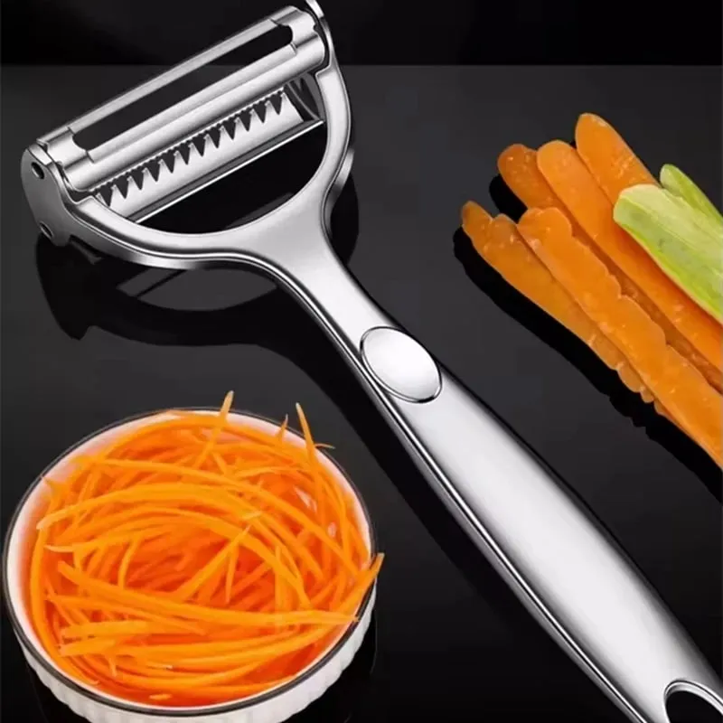High Quality Stainless Steel Potato Cucumber Carrot Grater Julienne Peeler Vegetables Fruit Peeler Vegetable Slicer