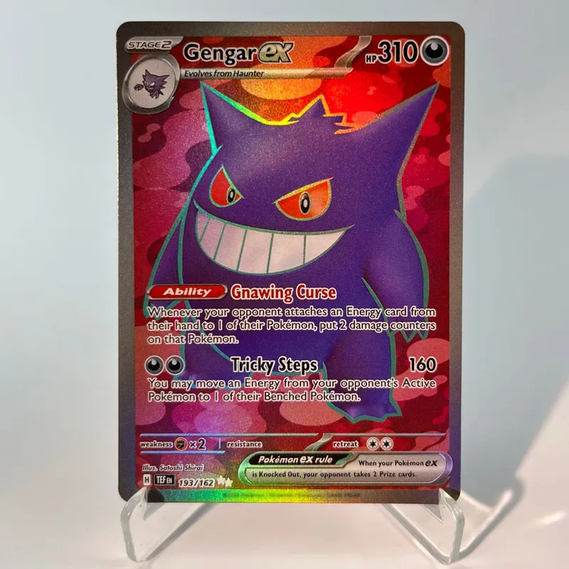 Pokémon 151 PKM Cards PTCG3-D Bulbasaur Squirt Rainbow Gengar ex Holographic Ex GX Rare Collection Battle Toys Gifts for Hobbies — image 32