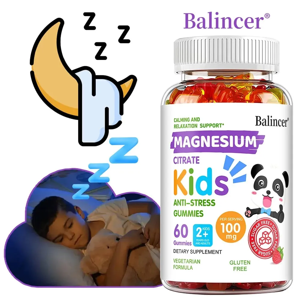 Magnesium Gummies for Children and Adults - Magnesium Citrate Supplement Muscle Support and Calcium Absorption — image 2