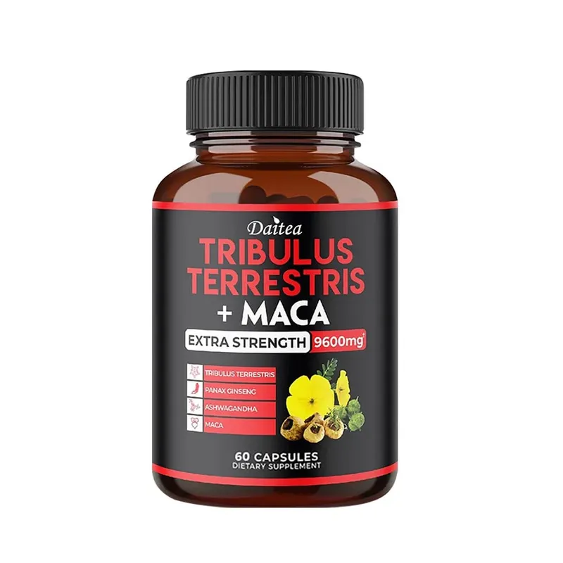 Tribulus Terrestris Capsules 7000mg with Maca Ginseng & Ashwagandha Energy Muscle Focus & Endurance Support for Men