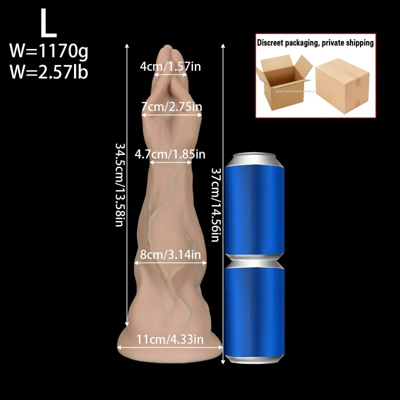 Malaking Silicone Foot Butt Plug Makapal Leg Dildo Malaking Anal Plug Anal Expander Masturbator Anus Dilator Sex Toys Pang-adultong Laruang Sex Shop — image 11