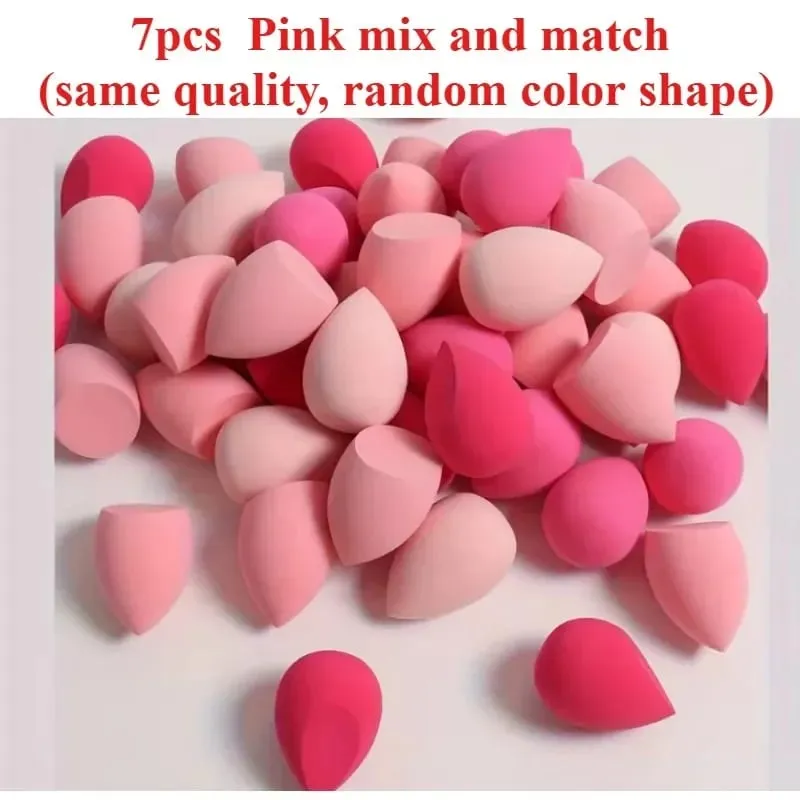 4/7/18 Piece Makeup Sponge Set Suitable for Liquid BB Cream Powder Application Makeup Egg Dry Wet Dual-Use Powder Puff Girl — image 9