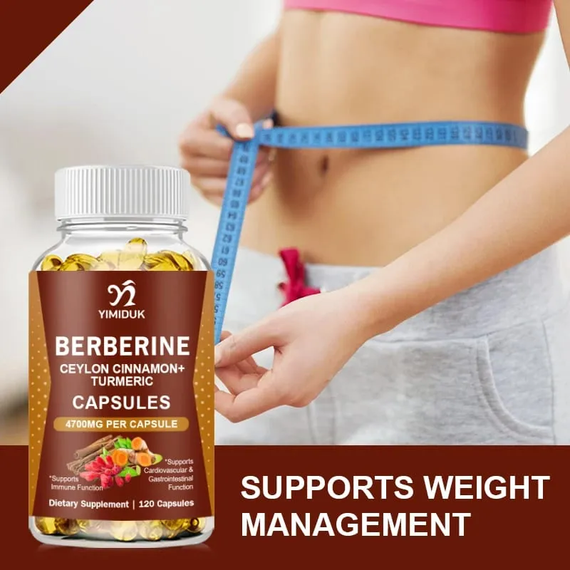 Cápsulas de suplemento de berberina premium apoiam alimentos saudáveis para o sistema imunológico — image 2