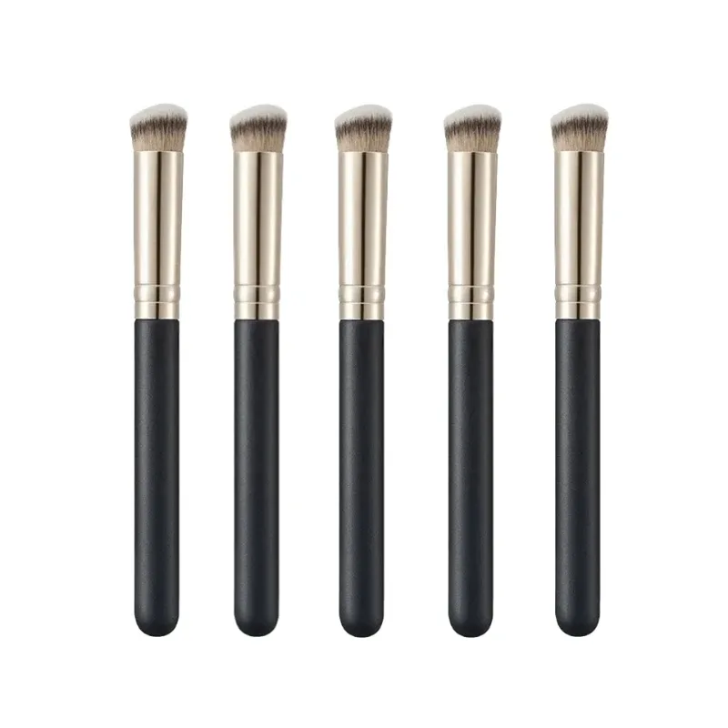 1/2/5/10pcs Foundation Concealer Brush Premium Contour Blusher Brushes Liquid Concealer Foundation BB Cream Face Makeup Brush — image 9