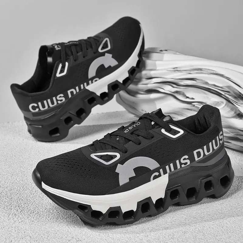 Men's Cushioning Running Shoes Lightweight Athletic Casual Sneakers Male Non-Slip Sports Shoes Outdoor Travel Walking Shoes