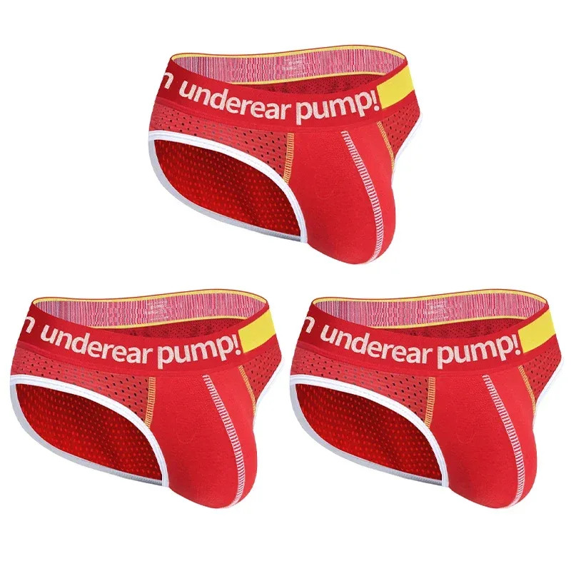 Cueca masculina de malha emagrecedora, cintura baixa, bolsa convexa em u, cintura elástica, respirável, cueca jockstrap colorida — image 40