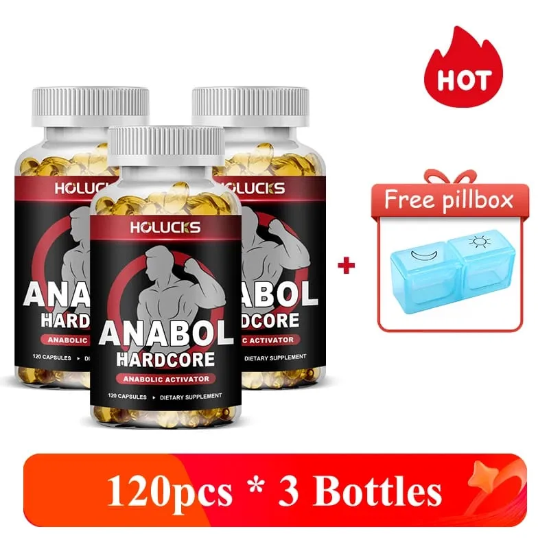 Anabol Hardcore Supplement Boost Workout Energia Izomnövekedés és fehérjeszintézis kiegyensúlyozza a férfi hormonokat — image 9