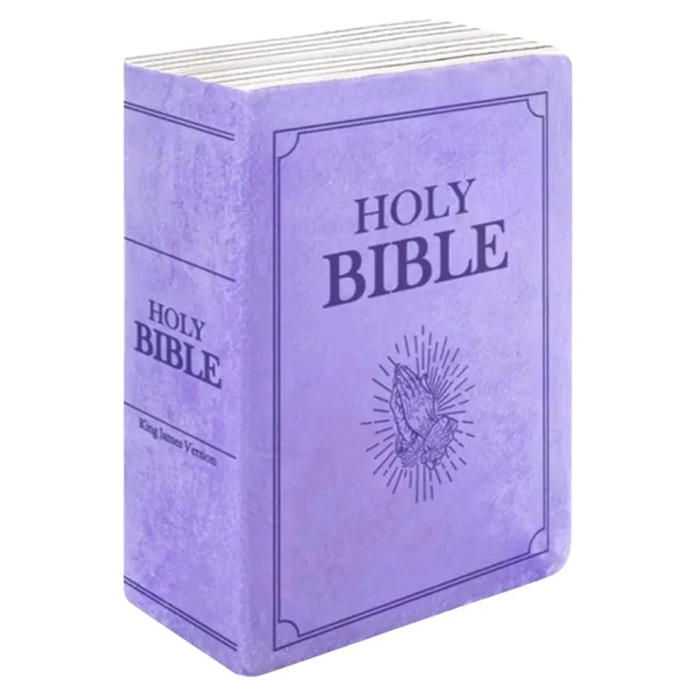 Living Room Realistic Looking Bible Pillow Sofa Cushion Bible Throw Pillow 33*22cm Cutest Bible Cushion Christmas Present — image 13