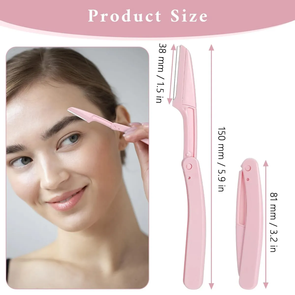 9 PCS Makeup Brush Set Soft Bristles Include Professional Eye Makeup Brushes Eyebrow Razor Silicone Eyeliner Stencils — image 5