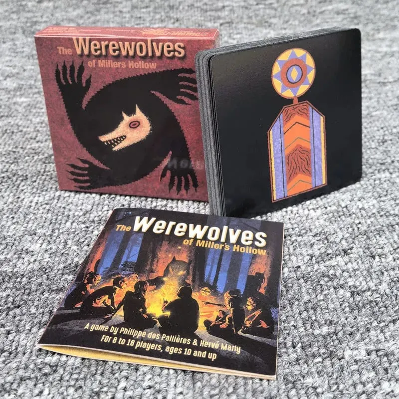 Werewolves of Miller's Hollow Card Game Base Set Characters New Moon Expansion Best of Edition Full Set Party Board Game — image 3