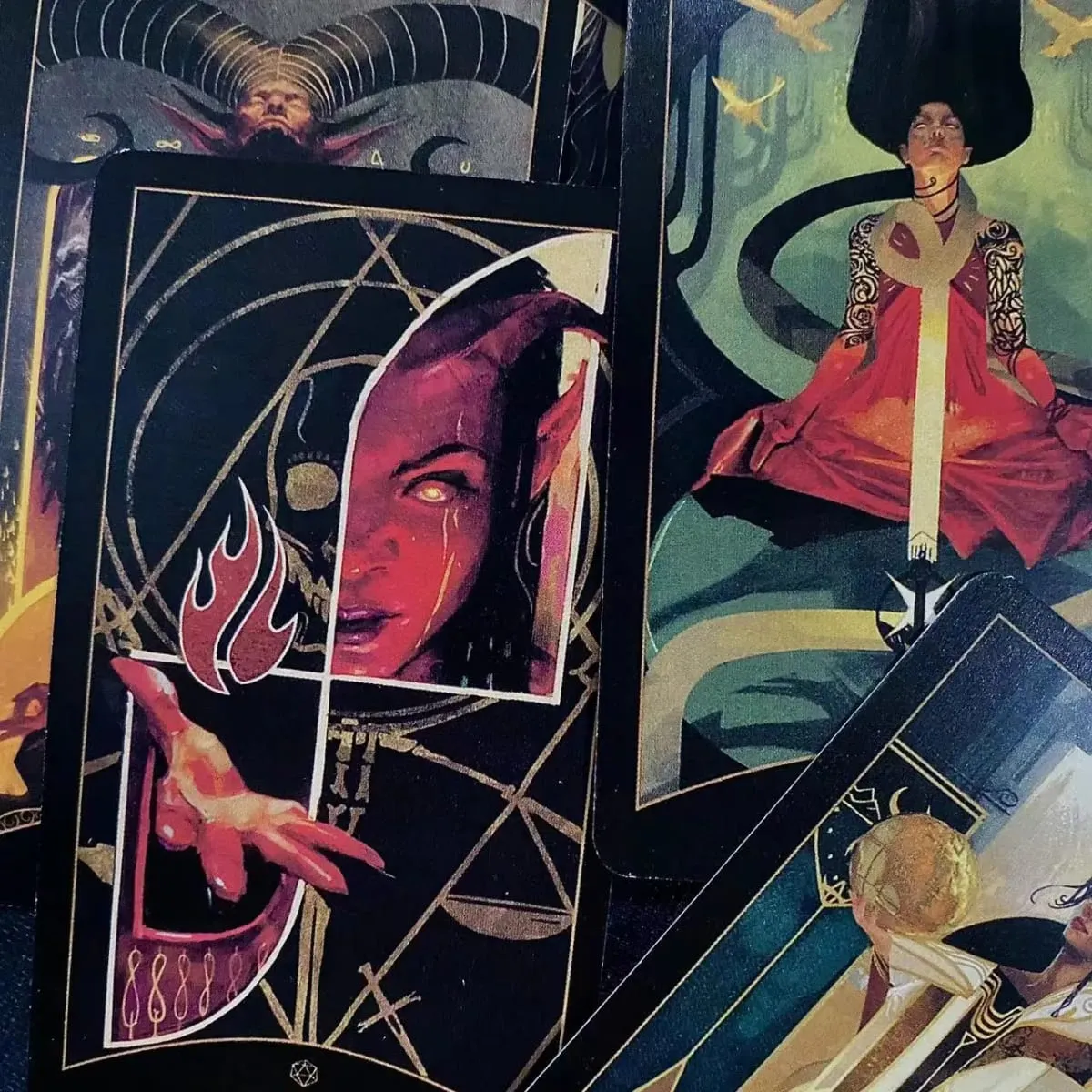 10.3*6cm The Dungeons Dragons Tarot 78 Pcs Cards — image 6