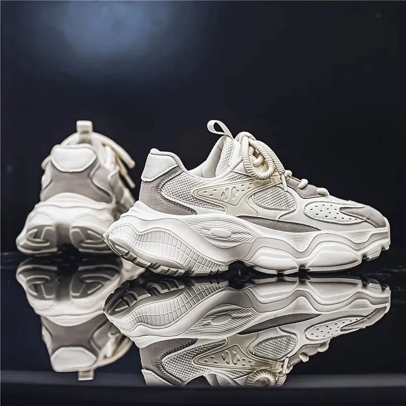 Spring and Autumn Trend Thick Soled Versatile Casual Shoes New Comfortable Dad Shoes for Men's Outdoor Travel — image 5