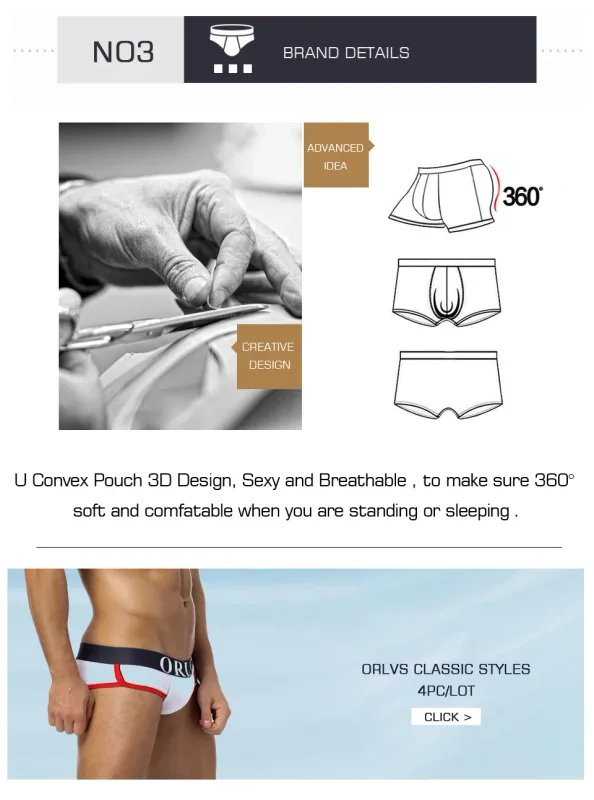Marca Pinky Seaso, los más vendidos, pantalones triangulares sexis, ropa interior fina de Modal de Color sólido, calzoncillos de Modal ventilados de talla grande para hombres — image 14
