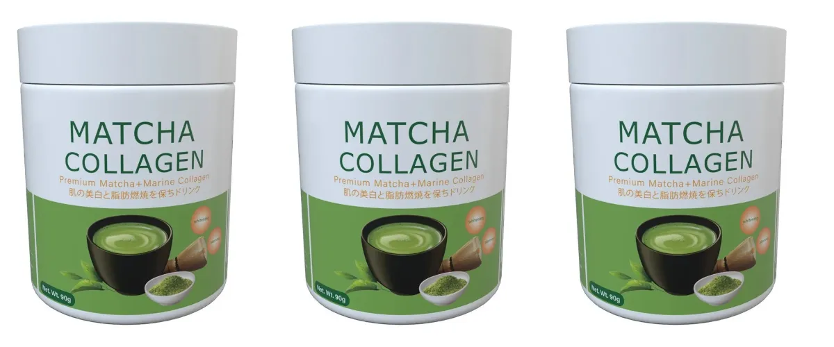 Matcha Collagen Powder Premium Matcha Marine Collagen L-Glutathione For Skin Hair & Joint Wellness Support Formula Adult 90g — image 8