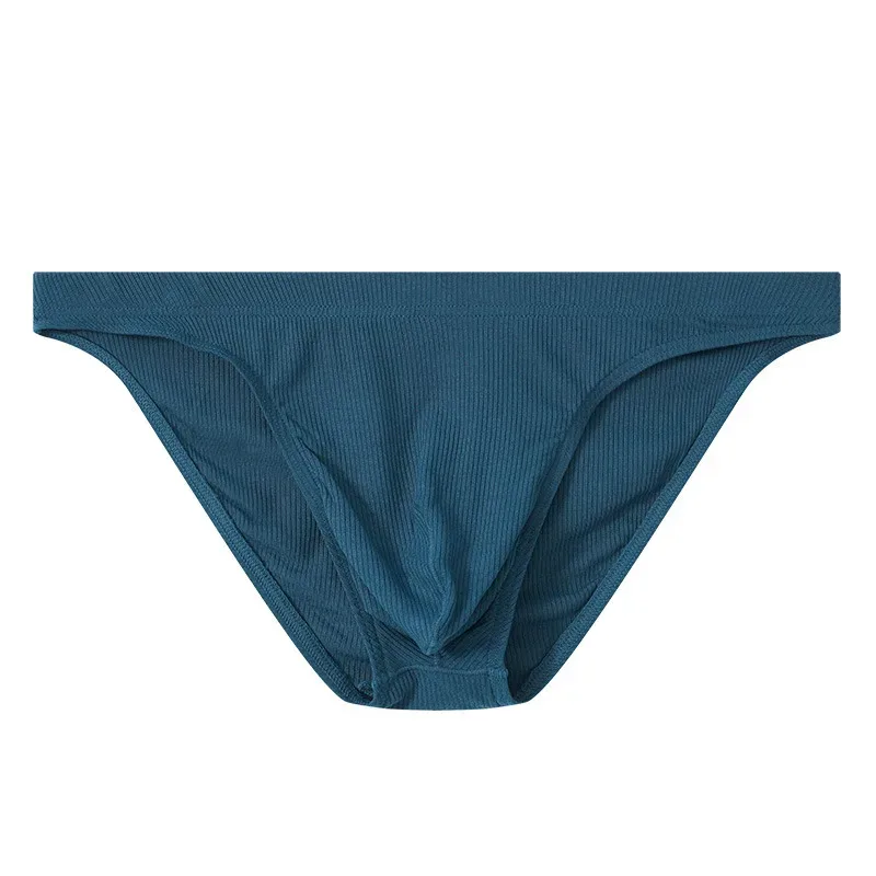 Herr Ribbtygsbyxor Kalsonger Man Sexiga underkläder Andas Låg midja Herr Bikinitrosor Cuecas Big Pouch Hombre Slips