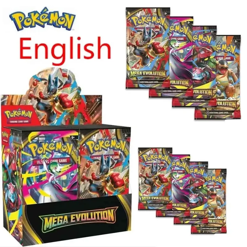 2026 360Pcs/Set Pokémon Card MEGA EVOLUTION Pre-group SCARLET&VIOLE 151 PHANTASMA FLAMES Prismatic English Booster Battle Card — image 3