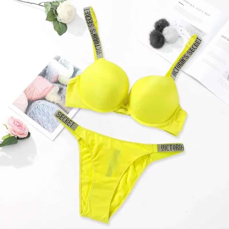 Victoria's Secret Sexy Lingerie Bra and Panty Set Push Up Classic Women's Lingerie Set Sexy Breathable Soft Versatile Shapewear — image 13