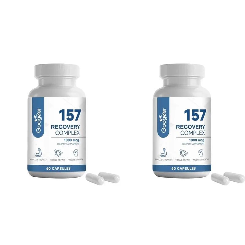 157 Recovery Complex Capsules with L-Valine and L-Glutamine for Recovery Support Muscle Growth Amino Blend 1000 Mcg 60 Capsules — image 8