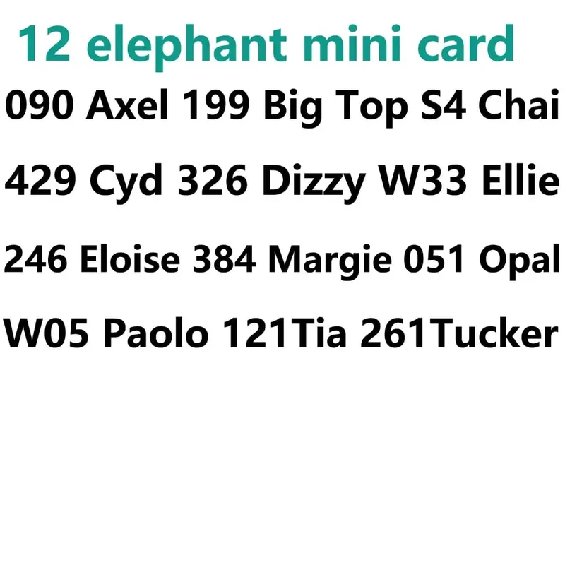 Tarjeta de enlace serie 1 a serie 5 Sanrio S1 a S6 tarjeta NTAG215 NFC Impresión de tarjeta animal trabajo para interruptor NS