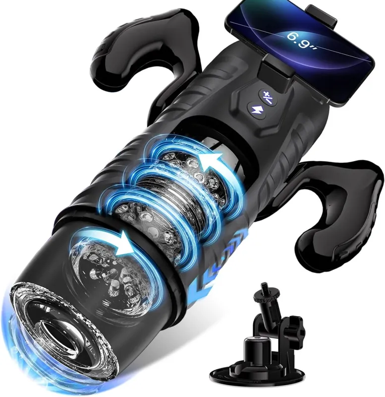 Thrusting Rotation Masturbator Cup for Men Penis Pump Blowjob Adult Sex Toy Stroker Piston Automatic Telescopic Male Mastubator