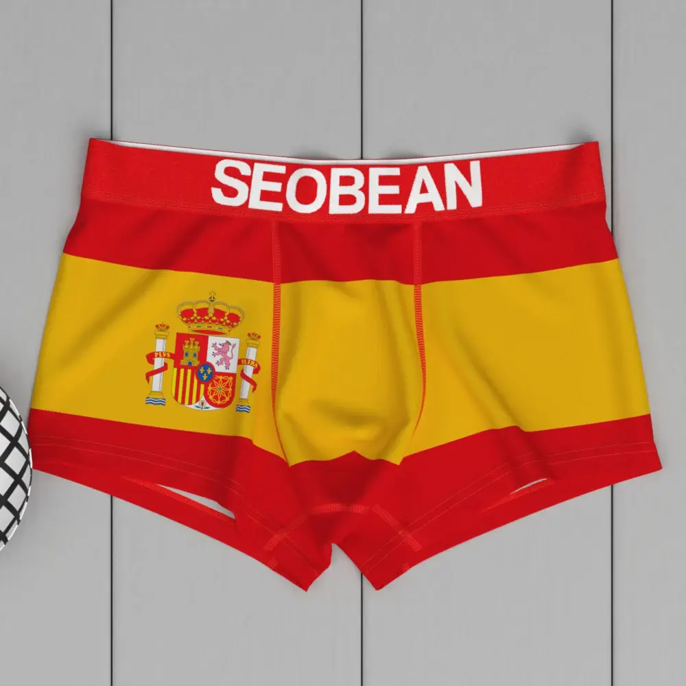 Men's Sexy National Flag Boxer Briefs Underwear New Coming Comfortable Waistband Breathable Fabric — image 17