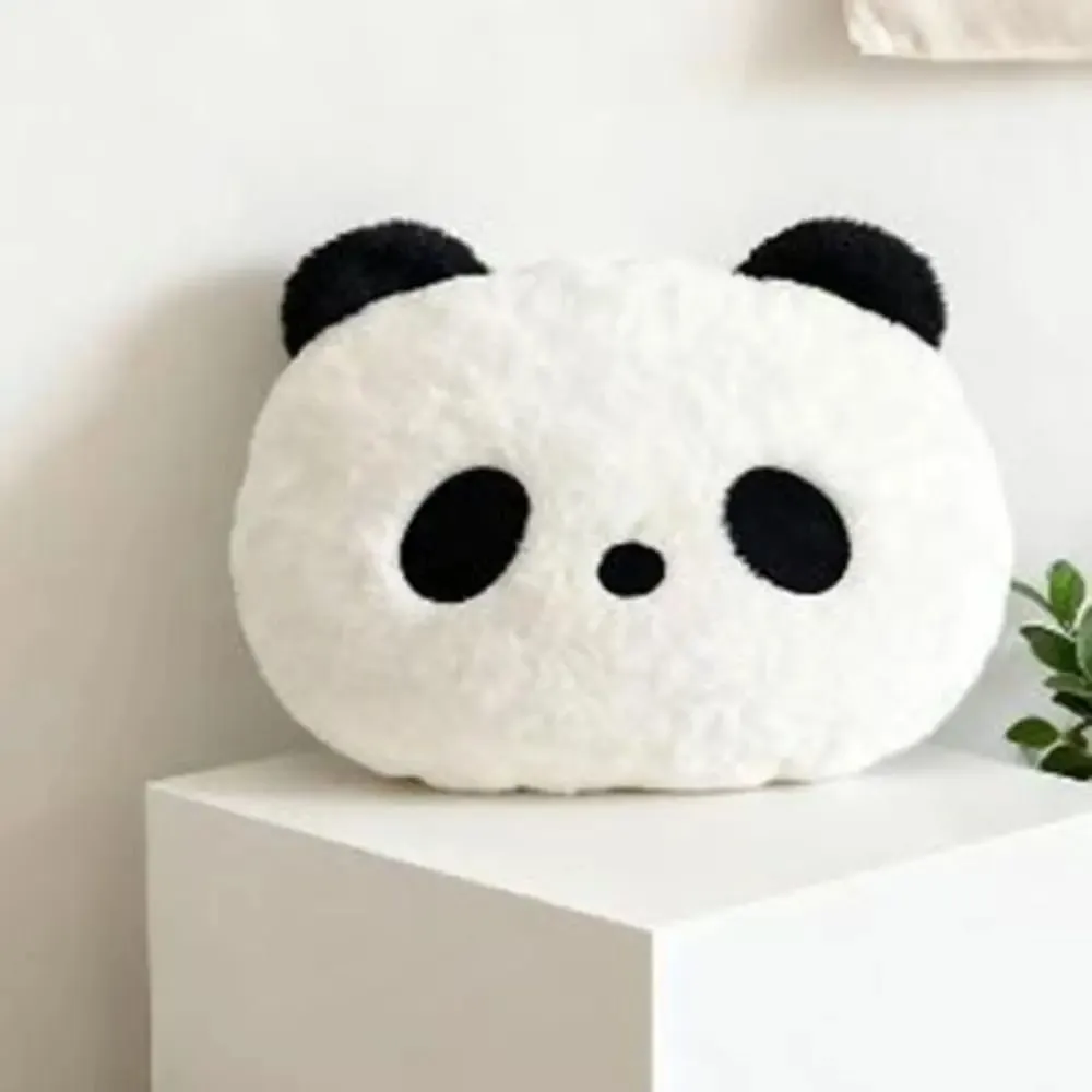 Töltött állat plüss panda párna hálószoba kanapé Otthoni dekoráció töltött panda párna Kawaii 30 cm Panda dobópárnák — image 7