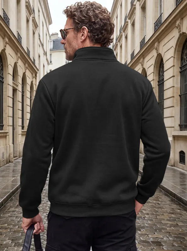Four Seasons men's full-zip soft-shell jacket with stand-up collar, side pockets, long sleeves and relaxed casual style — image 20