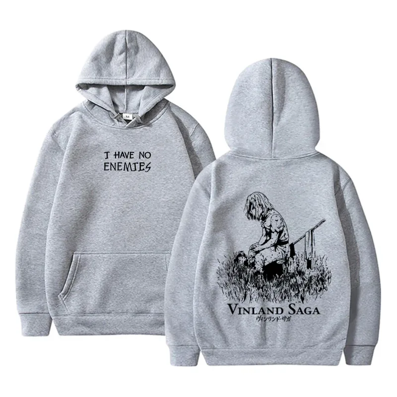 Anime Vinland Saga Thorfinn I Have No Enemies Graphic Hoodie Men's Women Manga Casual Oversized Hoodies Male Vintage Streetwear — image 7
