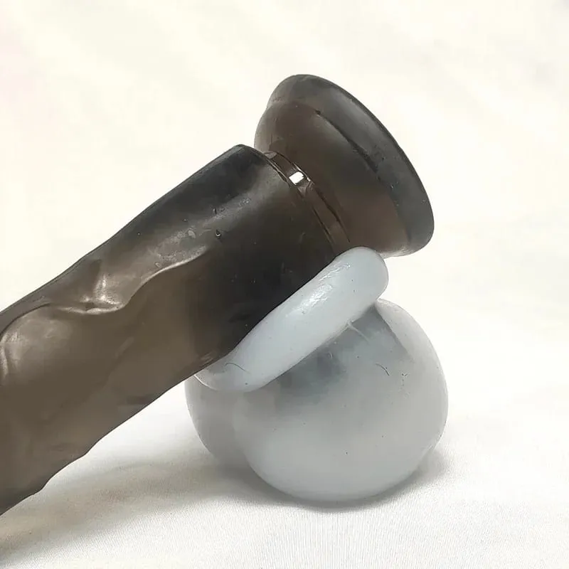 Penis Ring Scrotum Cock Ring Adults Sex Toys For Men Couple Scrotum Cage Ball Stretcher Soft Ejaculation Delay Erection Cockring — image 5