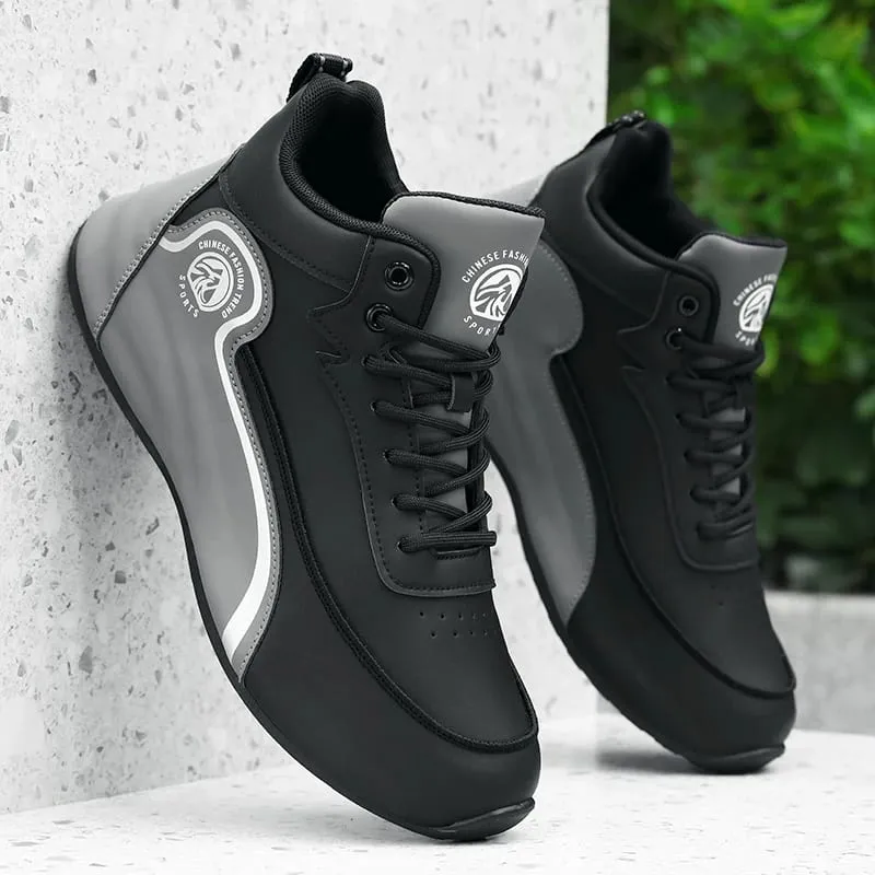 High-Top Casual Sneakers for Men Trendy Thick-Soled Dad Shoes Breathable Soft-Soled Non-Slip Versatile Men's Shoes Everyday Commuting Height-Increasing Sports Trendy Shoes 9 — image 3