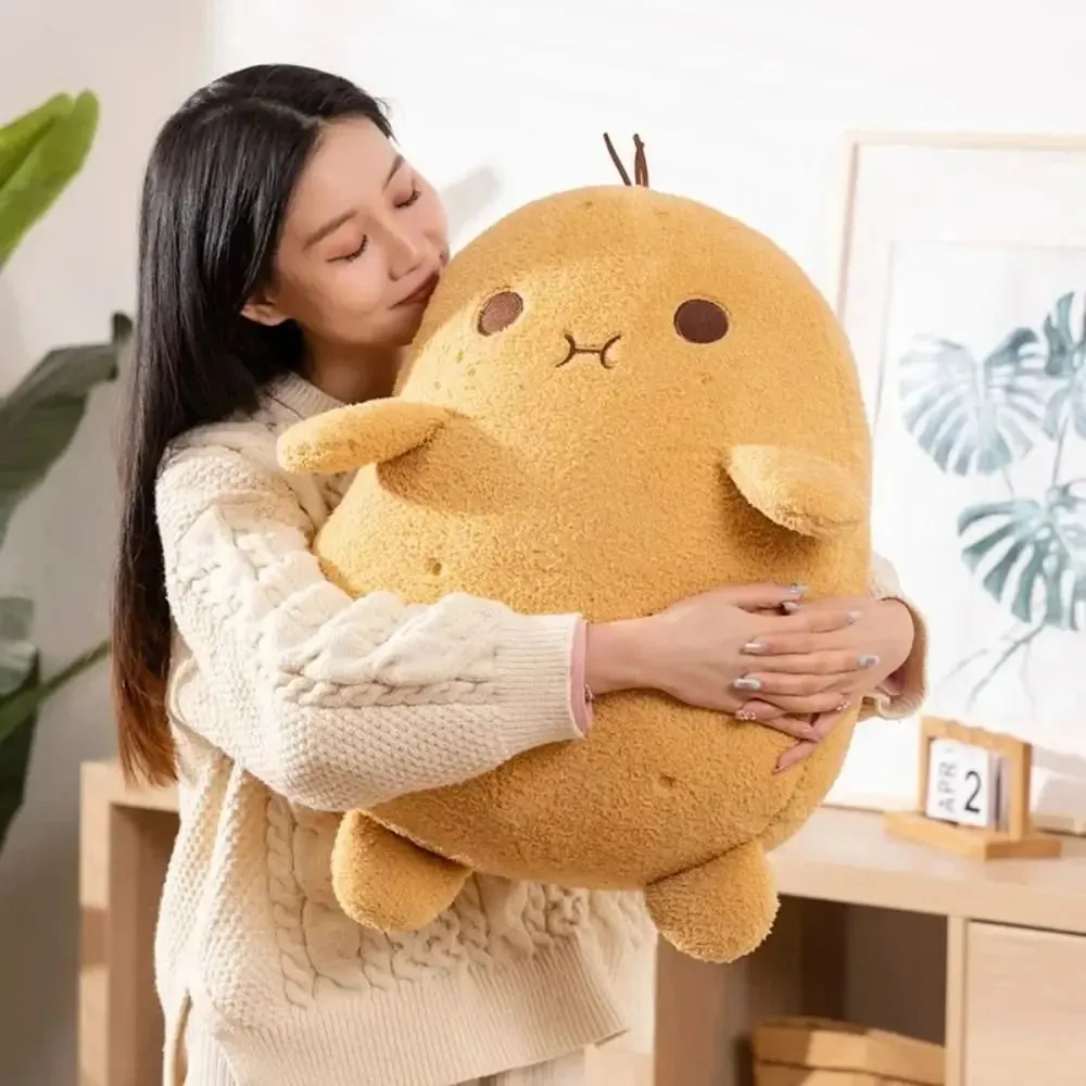 PP Bomuld Lille kartoffel Plys Dukke Fluffy Blød Sjov Mad Plys Dukke Tegnefilm Plys fyldt Plant Spud Pudepude