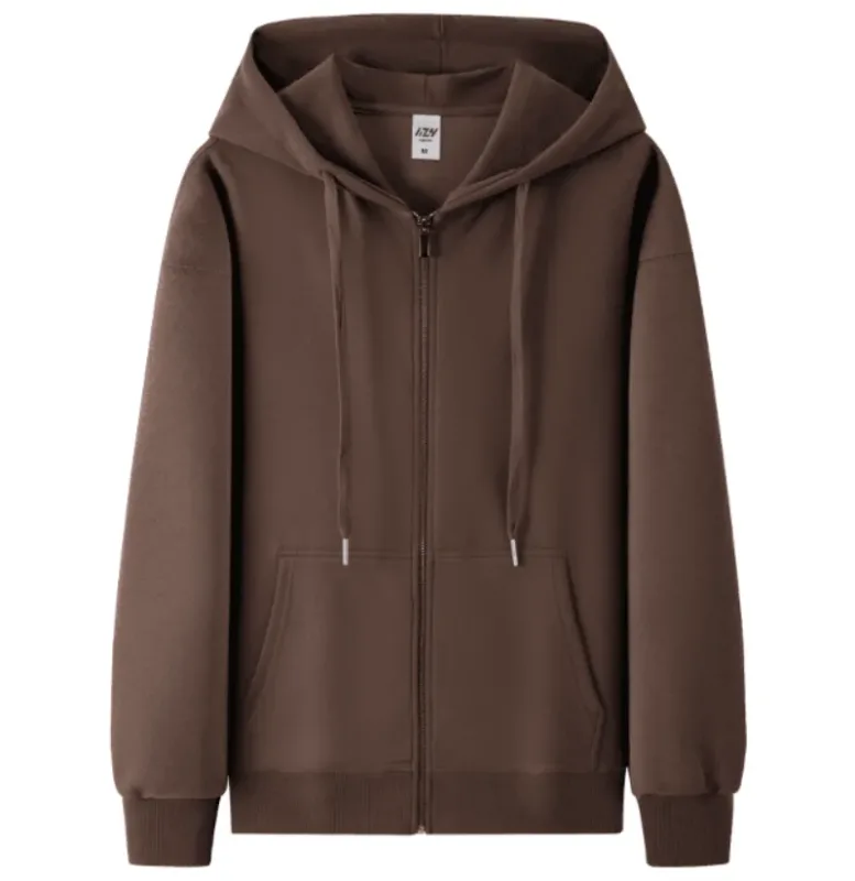 Moletom com capuz da moda, moletom com capuz, jaqueta com zíper personalizada, cardigã, logotipo impresso, logotipo bordado, roupas de algodão puro masculino e feminino
