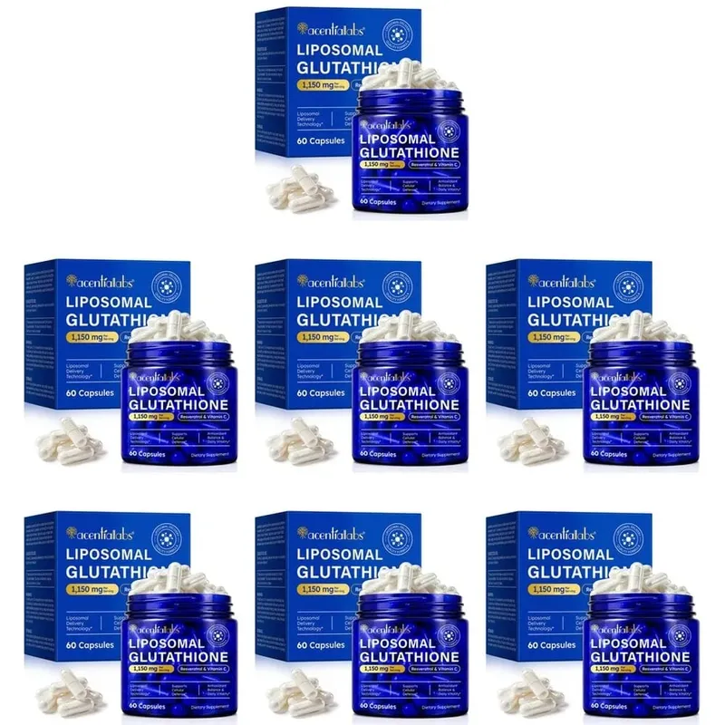 Liposomal Glutathione Capsules with Resveratrol Vitamin C for Antioxidant Defense Immune & Cellular Support 60 Capsules — image 13