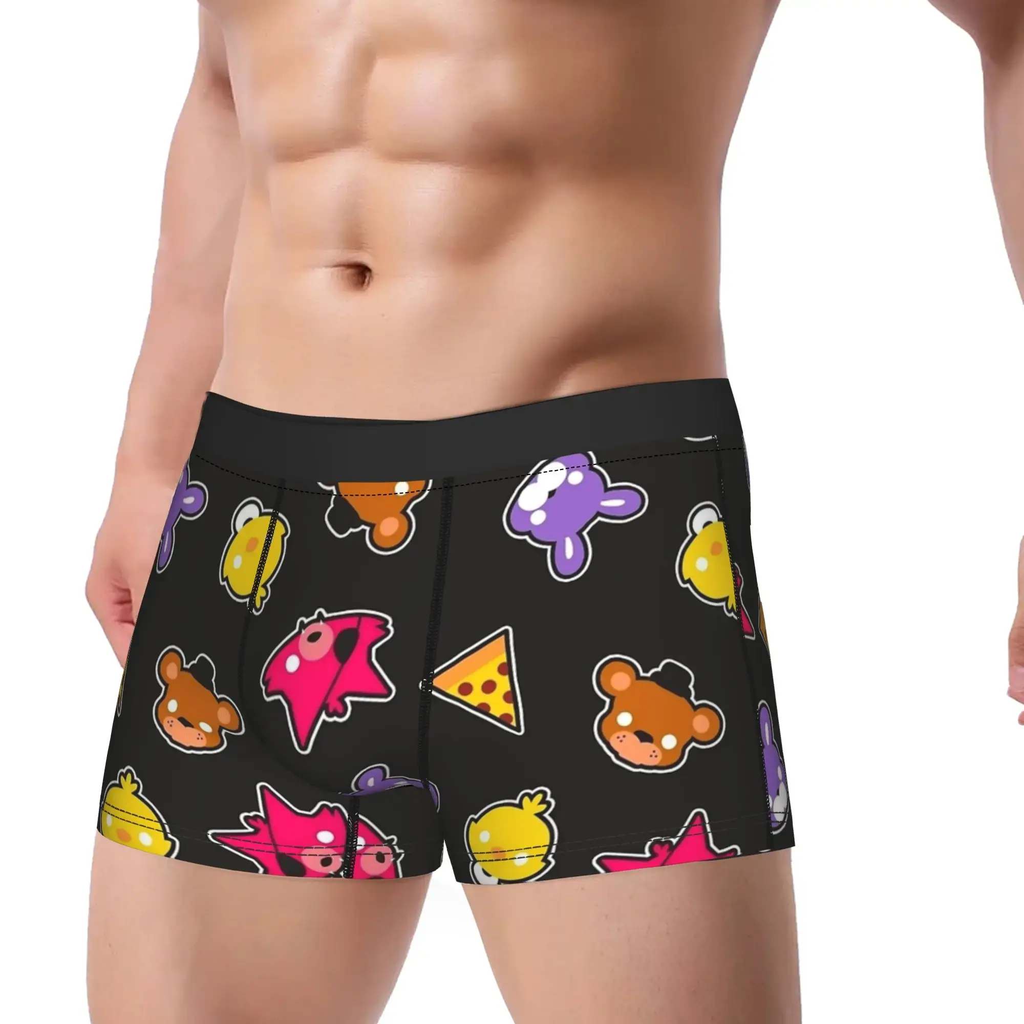 Man FNAF At Freddys Long Underwear Fashion Boxer Briefs Shorts Panties Male Soft Underpants — image 2