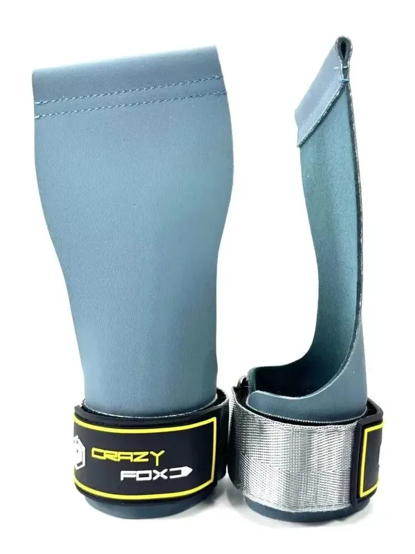 Hypalon giz livre apertos de levantamento de peso cintas resistentes ganchos de levantamento de energia alternativa para deadlift suporte de pulso calleras