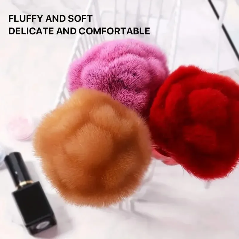 A Rose Shaped Nail Dust Brush Soft Bristles Makeup Foundation Make-Up & Powder Blusher Tools Foundation Make-Up Beauty Brush — image 4