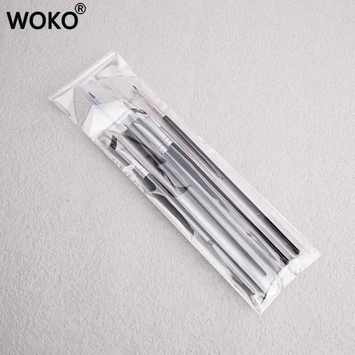 Ensemble de pinceaux de maquillage pour Eyeliner en Gel fin, ensemble de pinceaux pour Eyeliner à dessus plat, correcteur, outil de maquillage détaillé, 5/6 pièces — image 4