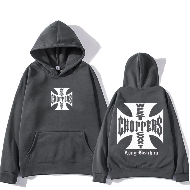 Paul Walker West Coast Choppers Hoodie Herr Dammode Mode Topp hiphopkläder Fleece långärmad vintagetröja — image 4