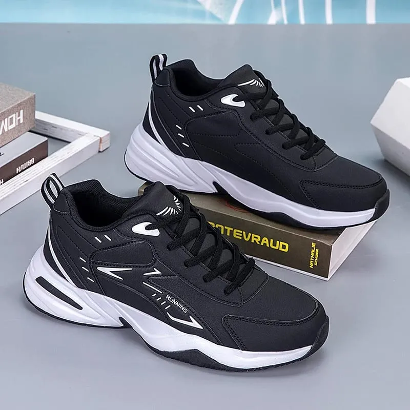 Men's classic retro casual sports shoes Four seasons soft-sole waterproof outdoor running shoes breathable light sneakers 39-48