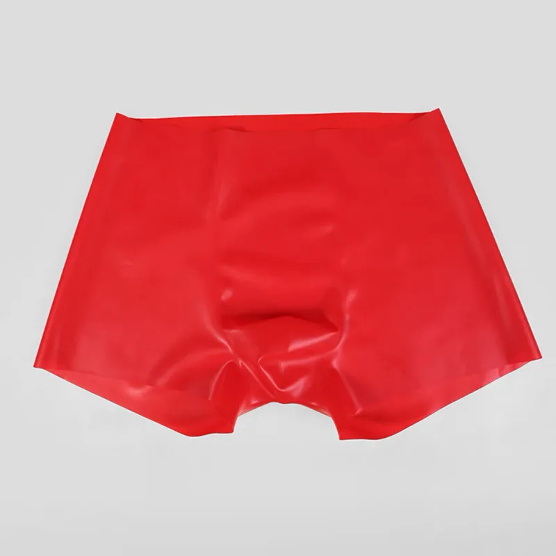 Mens Latex Boxer Briefs Underpants See-Through Rubber Safety Panties Low Waist Seamless Underwear for Sensory Appeal — image 16