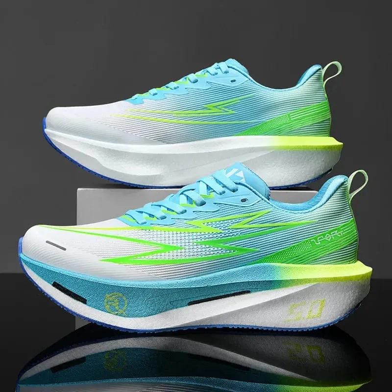 Carbon Plate Marathon Running Shoes Men Women Sports Sneakers Breathable Lightweight Shock Absorbing Non Slip Athletic Shoes — image 8