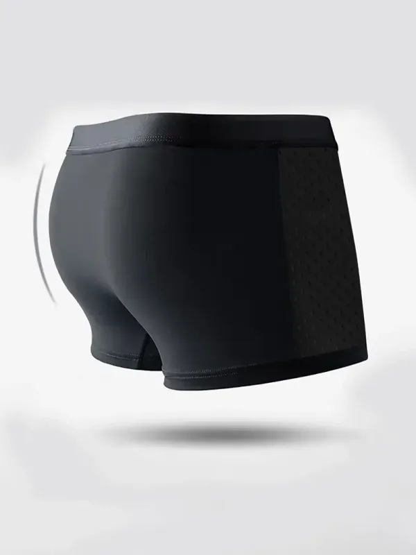 8 pçs/set roupa interior masculina malha de seda gelo calcinha respirável traceless moda calcinha masculina cor sólida boxer shorts — image 3