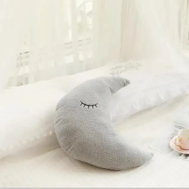 Heiße Gefüllte Wolke Mond Sterne Regentropfen Plüsch Kissen Weiche Kissen Spielzeug Für Kinder Baby Kinder Mädchen Weihnachten Geschenk Zimmer auto Dekor — image 17