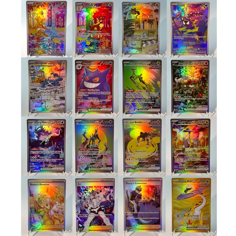 Base Set Surging Sparks PKM Cards PTCG123 BUNDLE GX Rainbow Holographic Ex GX Rare Collection Battle Toys Gifts for Hobbies — image 14