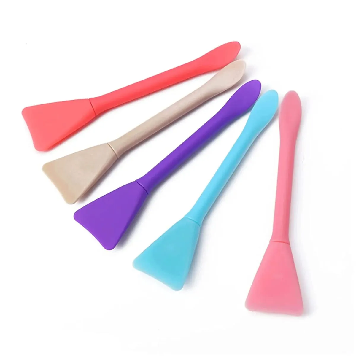 5 pçs silicone máscara facial escovas maquiagem espátula aplicador skincare espátula loção creme facial aplicador spa ferramentas de maquiagem — image 6