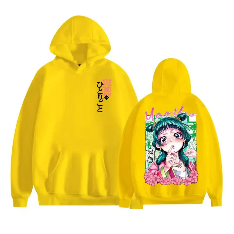 New Anime The Apothecary Diaries Hoodies Men Women's Fashion Kawaii Cute Cartoon Sweatshirt Fleece Long Sleeve Hoodie Streetwear — image 9